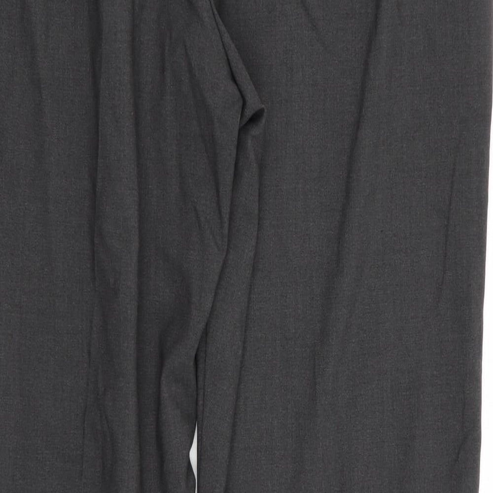 M&S Womens Grey   Trousers  Size 14 L30 in