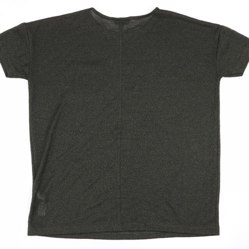 Topshop Womens Green   Basic T-Shirt Size 10