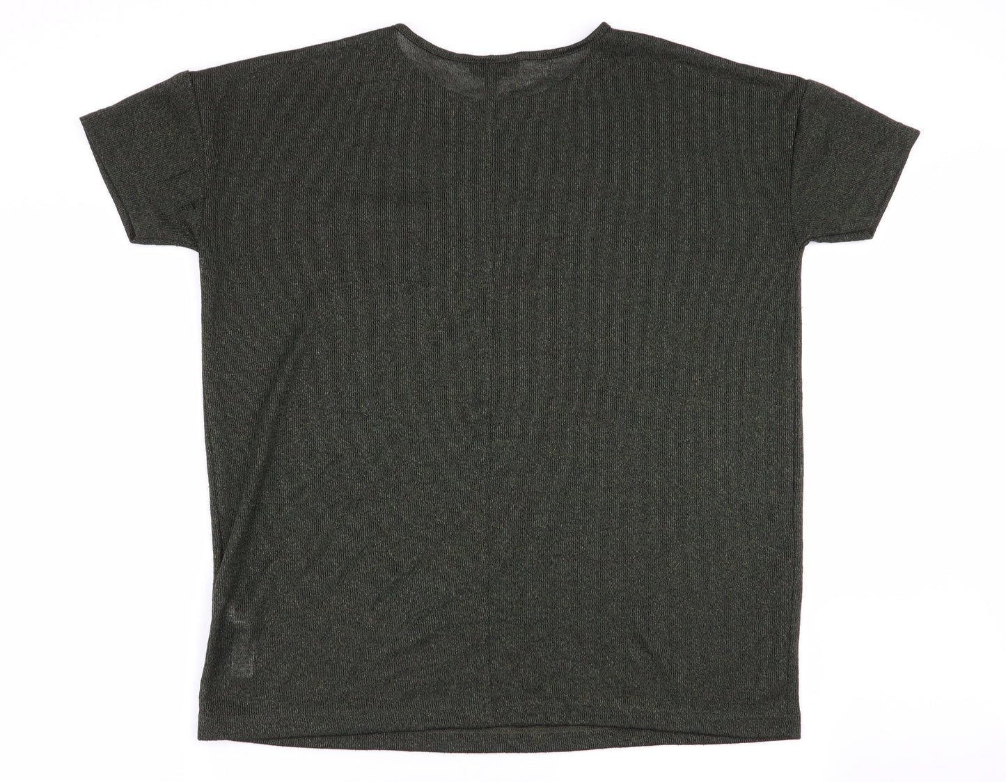Topshop Womens Green   Basic T-Shirt Size 10