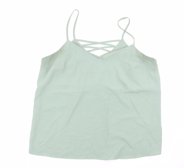 New Look Womens Green   Basic Blouse Size 12