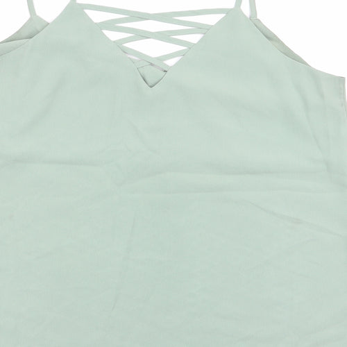 New Look Womens Green   Basic Blouse Size 12