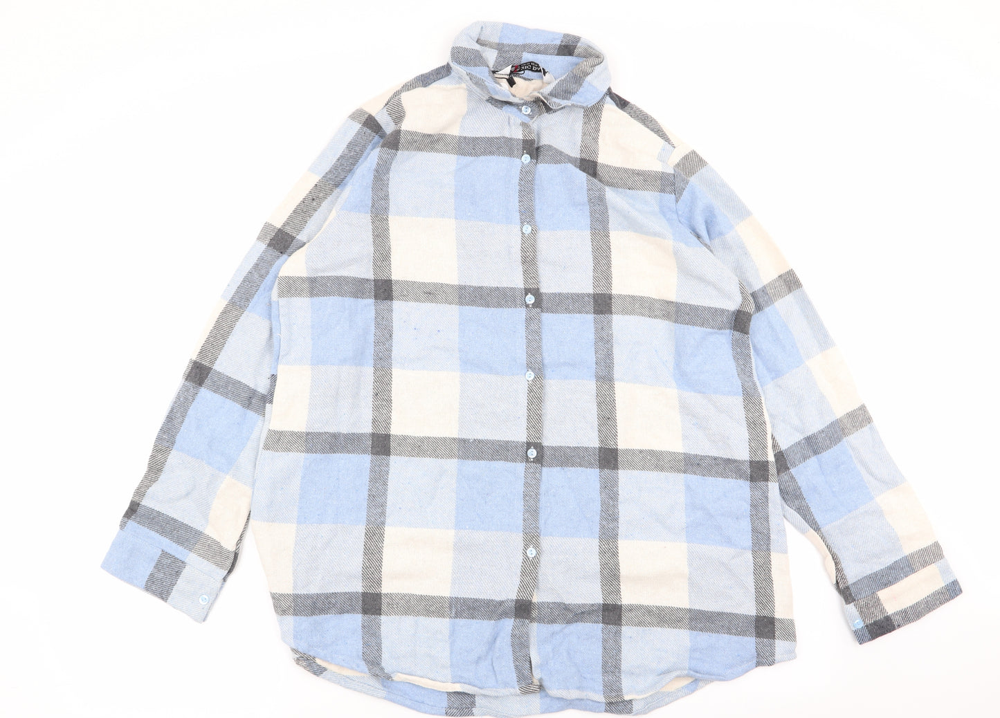 Big Dart Mens Multicoloured Check   Button-Up Size L