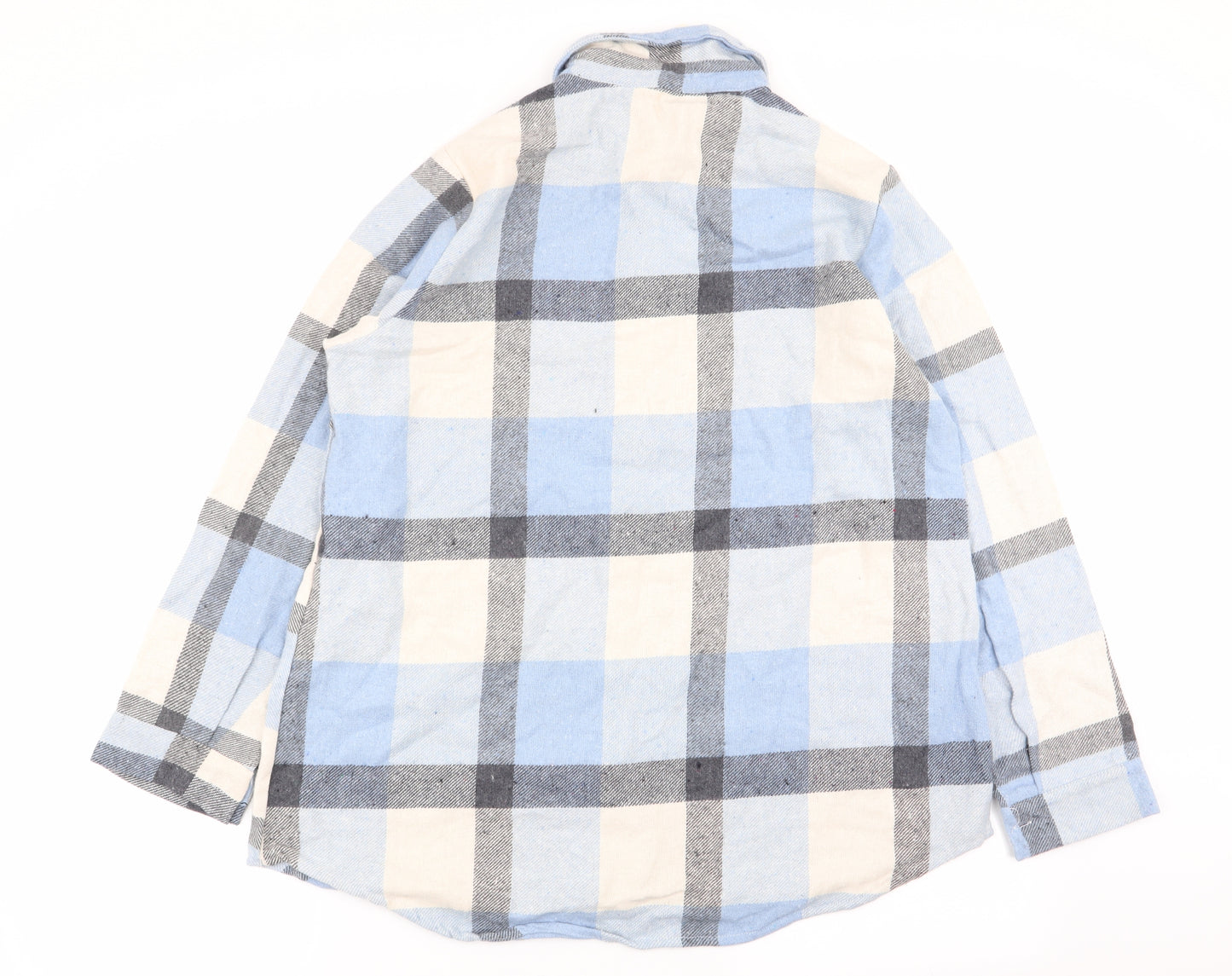 Big Dart Mens Multicoloured Check   Button-Up Size L