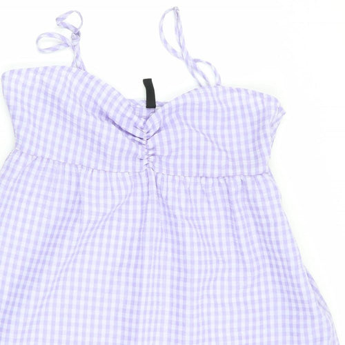Divided by H&M Womens Multicoloured Check  Basic Blouse Size 10