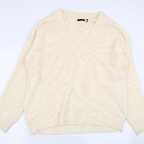 Brave Soul Womens Ivory   Pullover Jumper Size 16