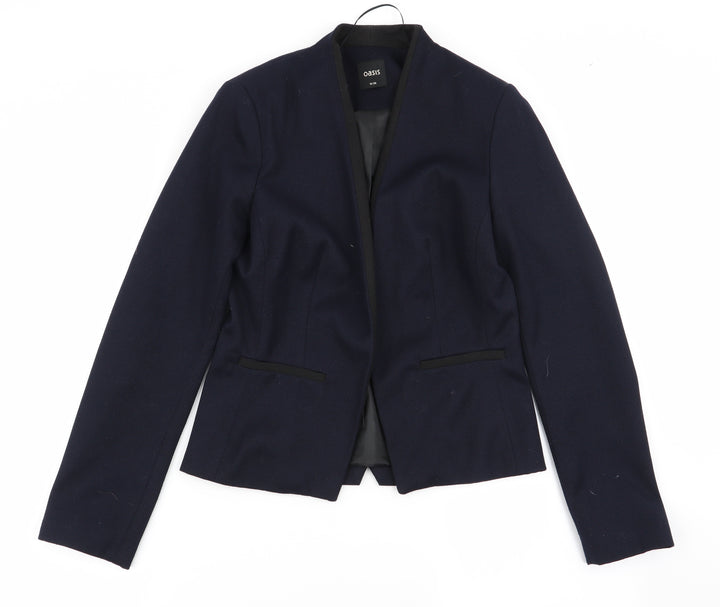 Oasis Womens Blue Jacket Blazer Size 10