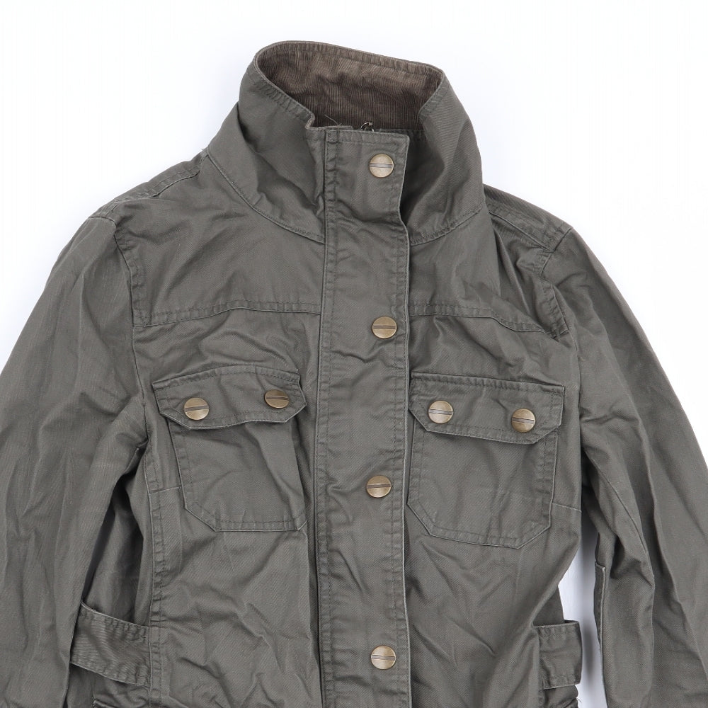denim and co Womens Green   Jacket Coat Size 8