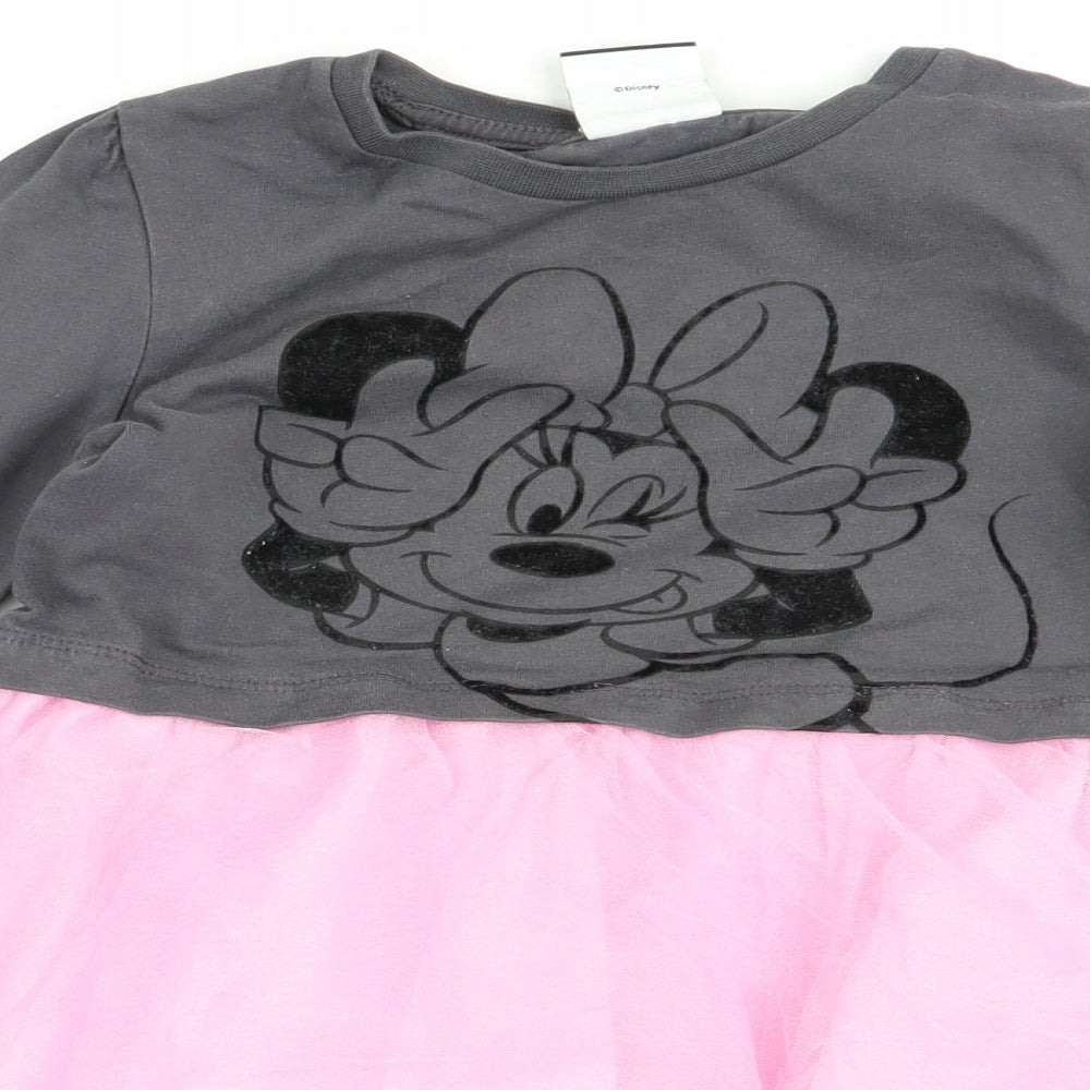 Minnie Mouse Girls Multicoloured   Fit & Flare  Size 3-4 Years