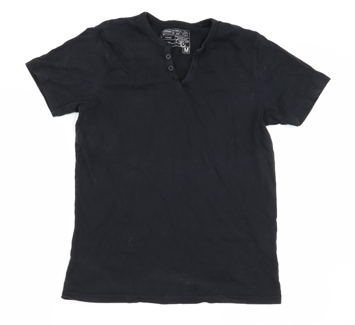 New Look Mens Black    T-Shirt Size M