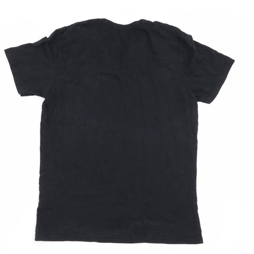New Look Mens Black    T-Shirt Size M