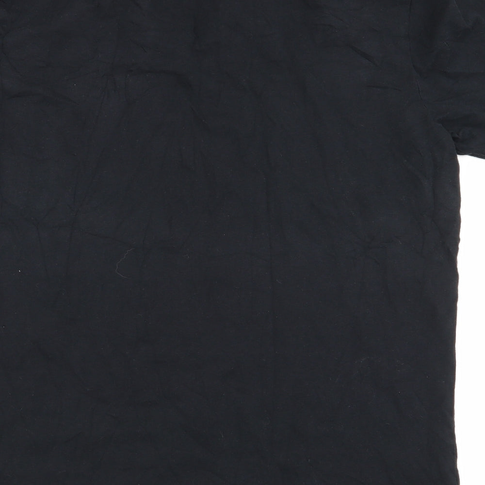 New Look Mens Black    T-Shirt Size M