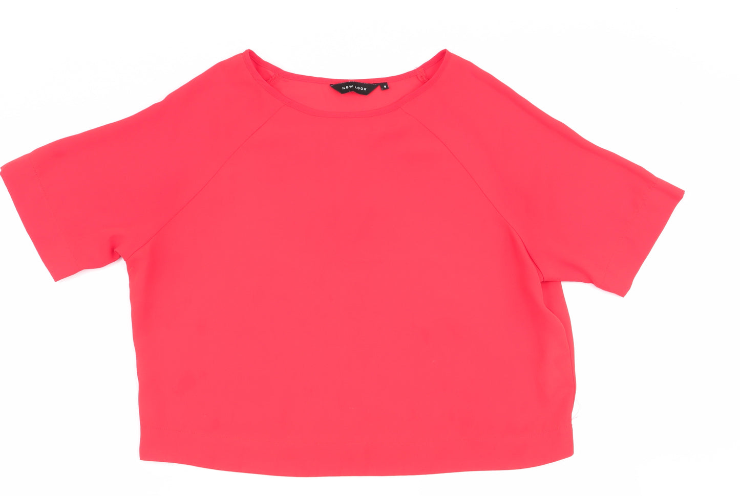 New Look Womens Orange   Basic Blouse Size 8