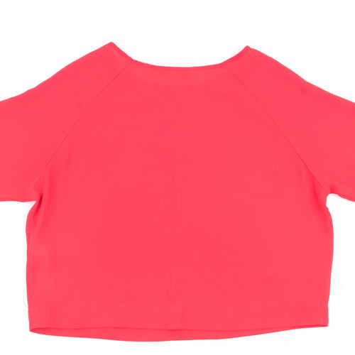 New Look Womens Orange   Basic Blouse Size 8