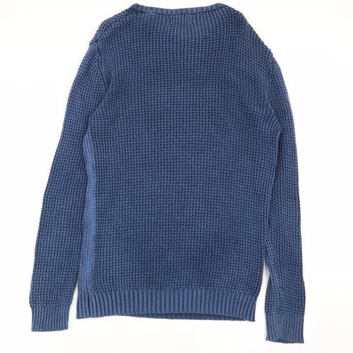 River Island Mens Blue   Pullover Jumper Size M