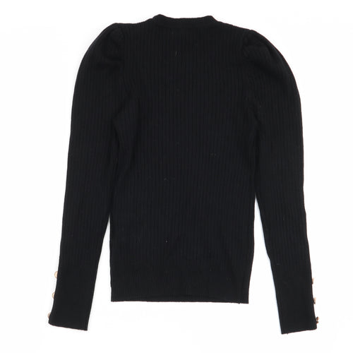 in vogue Womens Black   Basic T-Shirt Size S