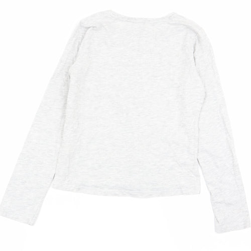 Primark Girls Grey   Basic T-Shirt Size 9-10 Years