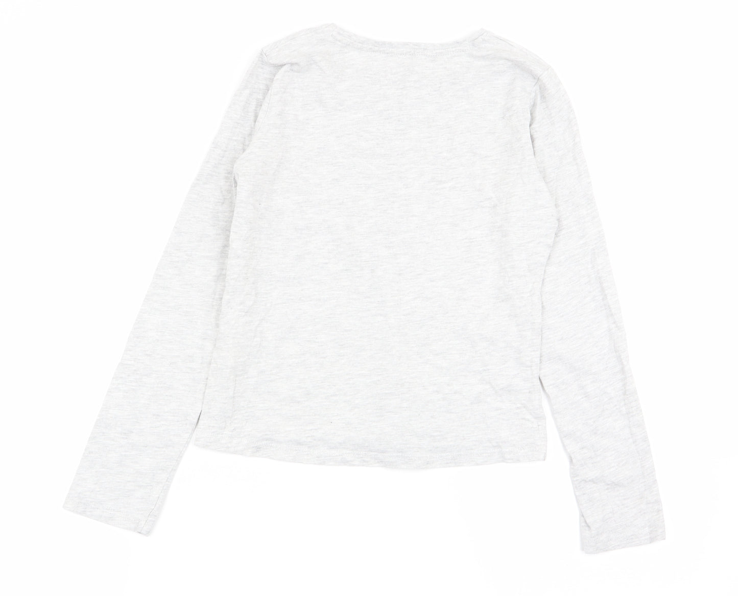 Primark Girls Grey   Basic T-Shirt Size 9-10 Years