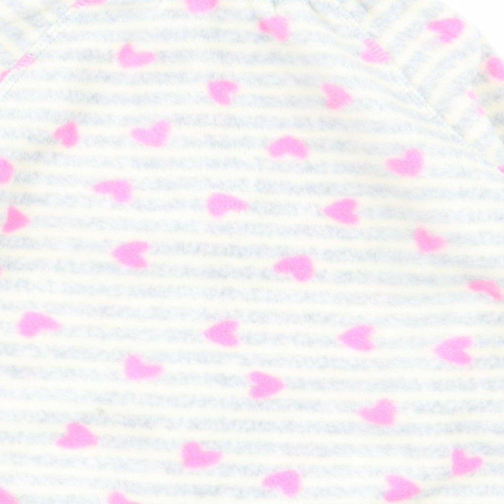 Primark Girls Multicoloured Geometric  Full Zip Jumper Size 3-4 Years