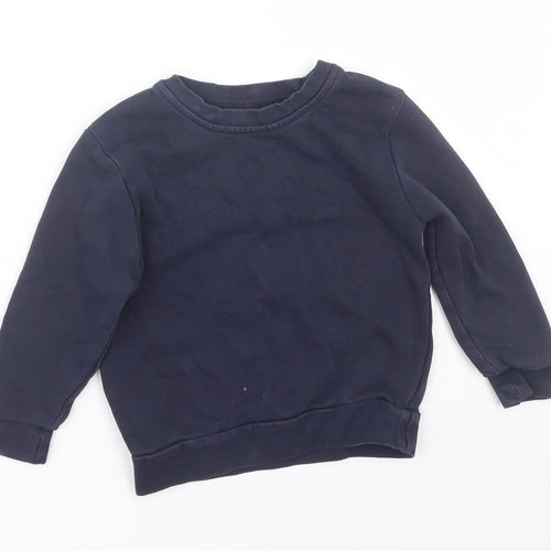 George Boys Blue   Pullover Sweatshirt Size 4-5 Years  - School uniform