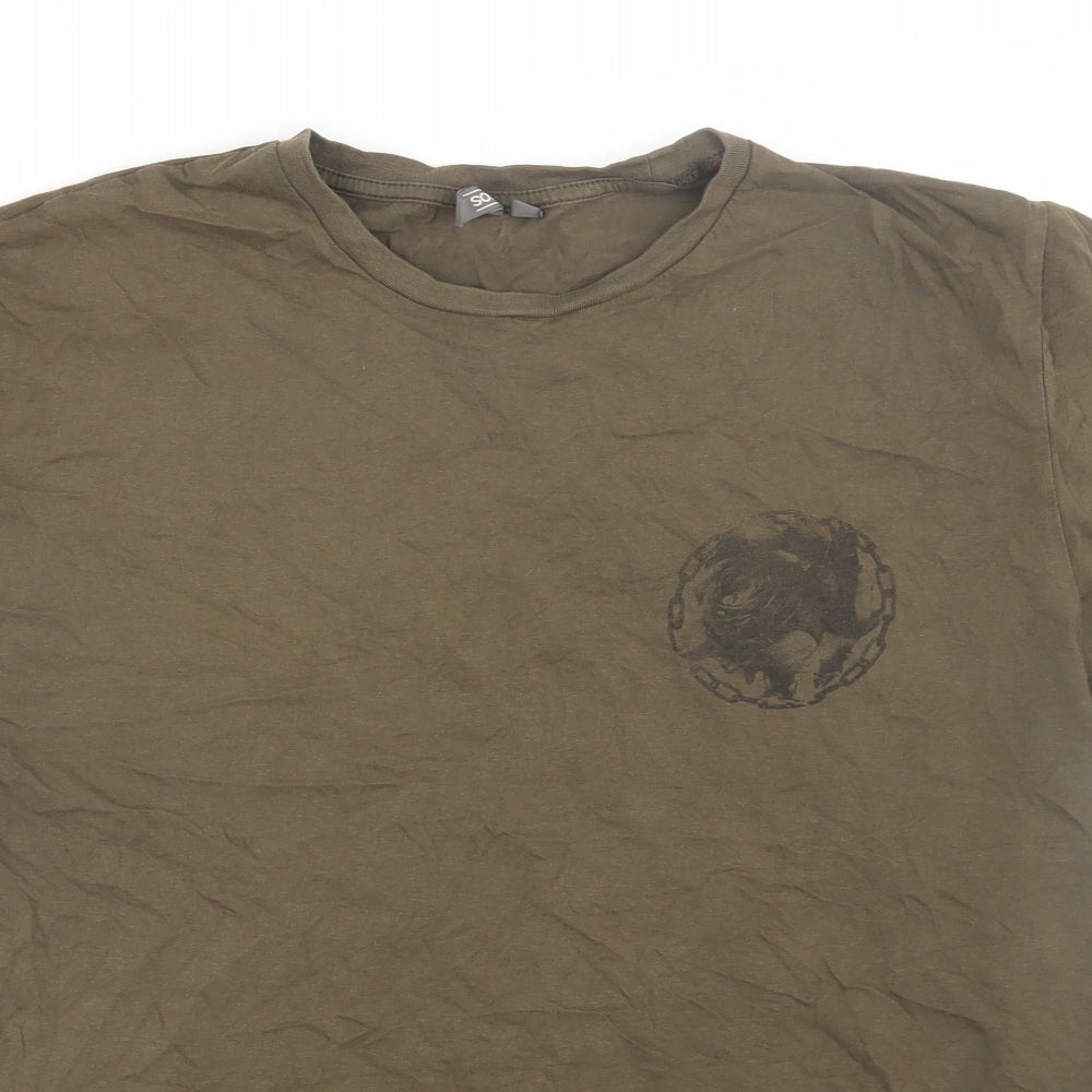 ASOS Mens Green    T-Shirt Size L