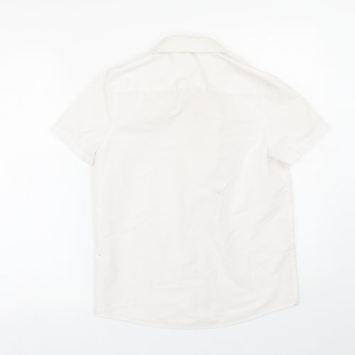 George Boys White   Basic Button-Up Size 11-12 Years  - School uniform