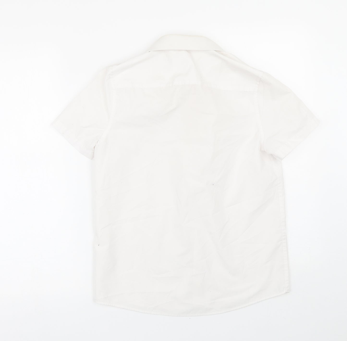 George Boys White   Basic Button-Up Size 11-12 Years  - School uniform