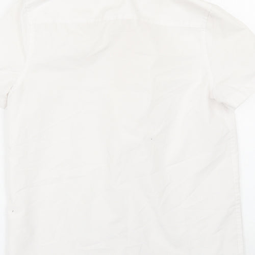 George Boys White   Basic Button-Up Size 11-12 Years  - School uniform