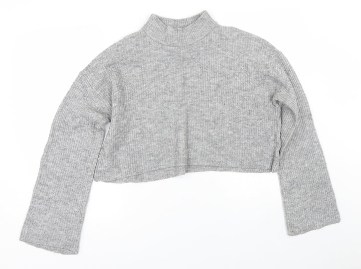 H&M Womens Grey   Pullover Jumper Size S