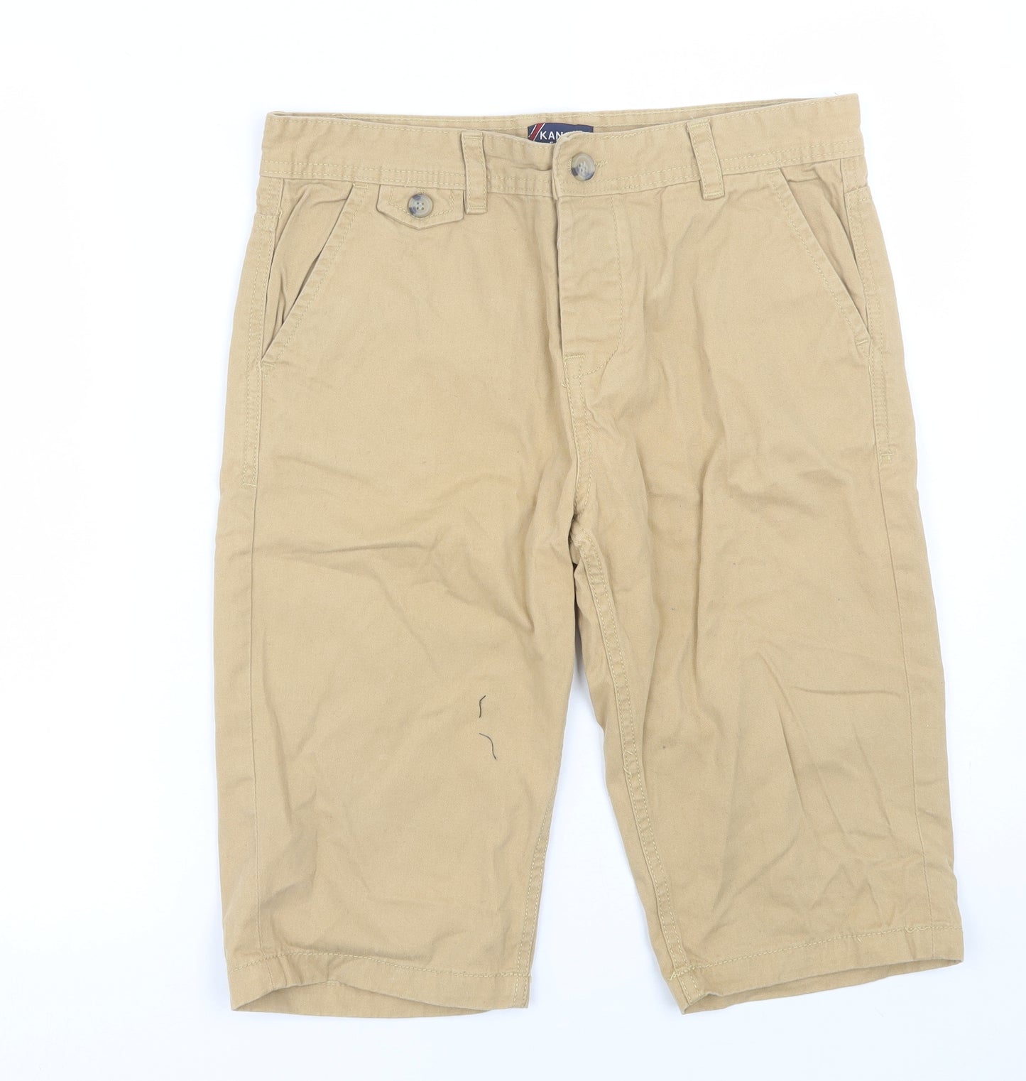 Kangol Boys Brown   Chino Shorts Size 13 Years