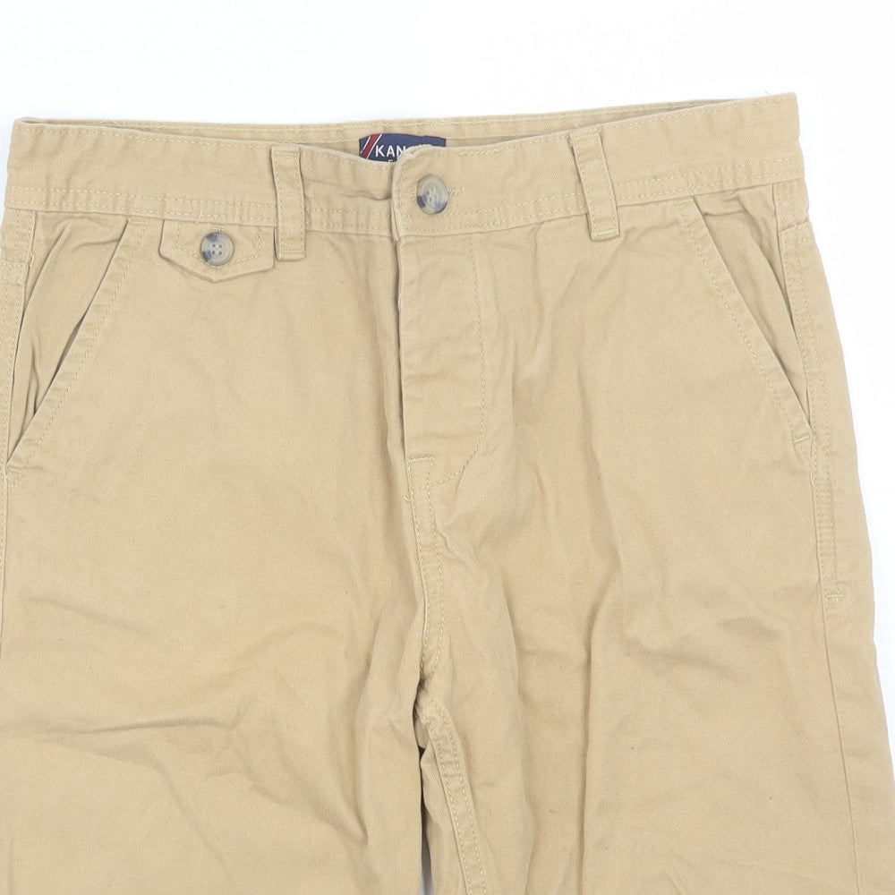 Kangol Boys Brown   Chino Shorts Size 13 Years
