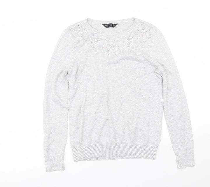 Dorothy Perkins Womens Grey   Pullover Jumper Size 14