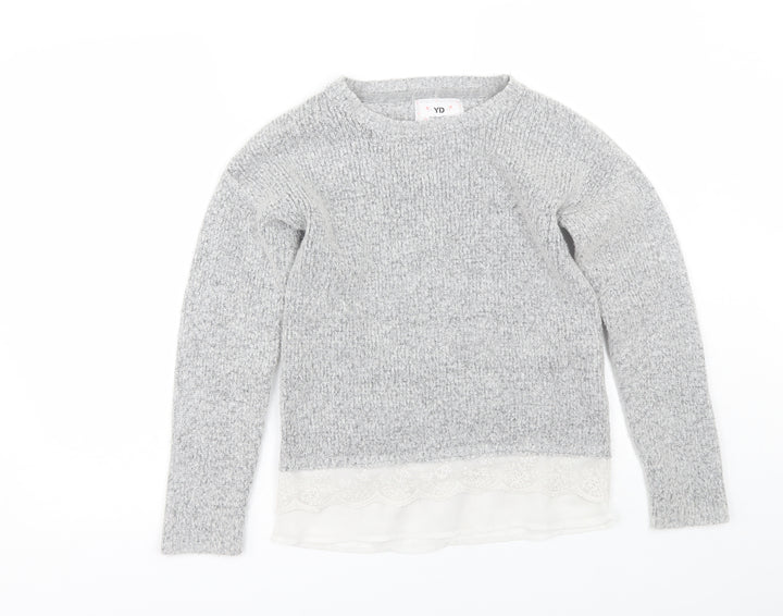 Young Dimension Girls Grey   Pullover Jumper Size 11-12 Years