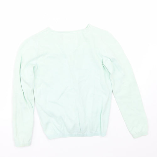Lupilu Girls Green   Cardigan Jumper Size 5-6 Years