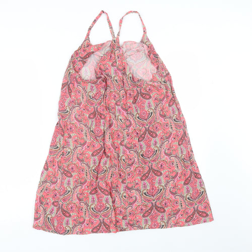 F&F Womens Pink Paisley  Tank Dress  Size 10