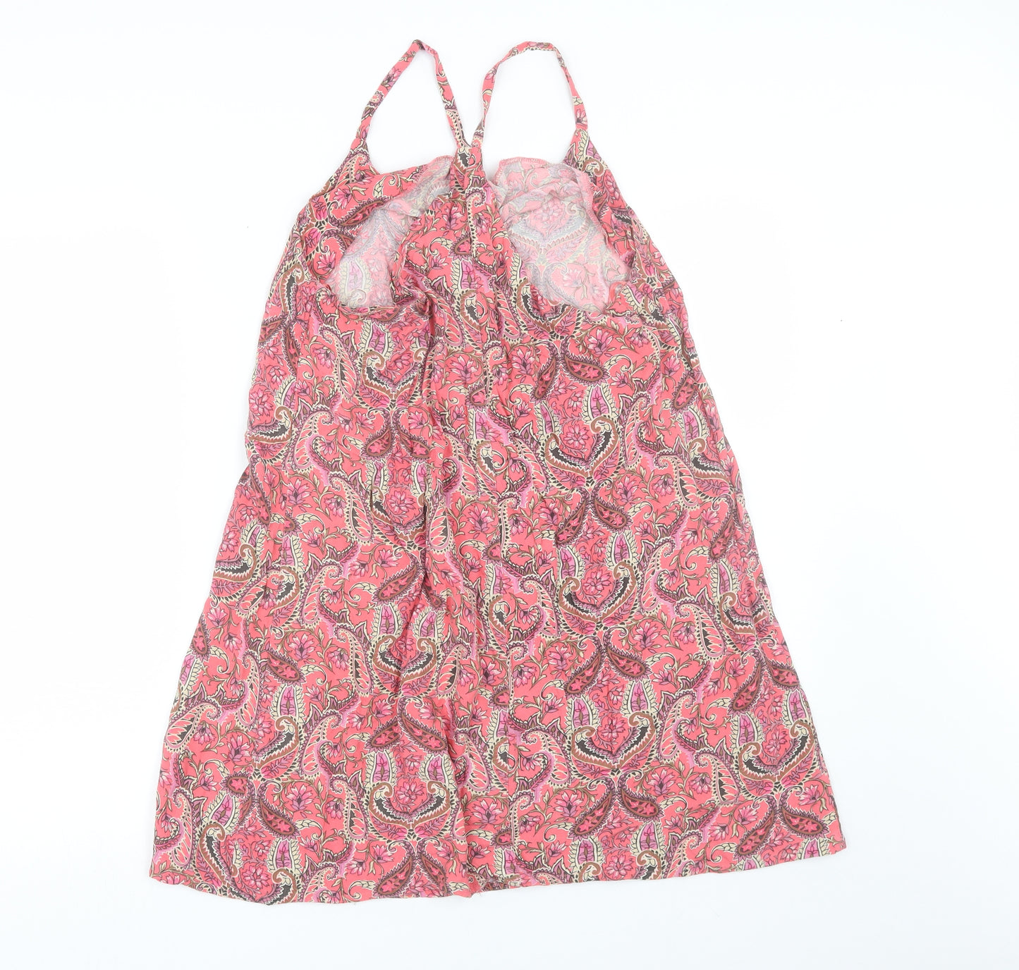 F&F Womens Pink Paisley  Tank Dress  Size 10