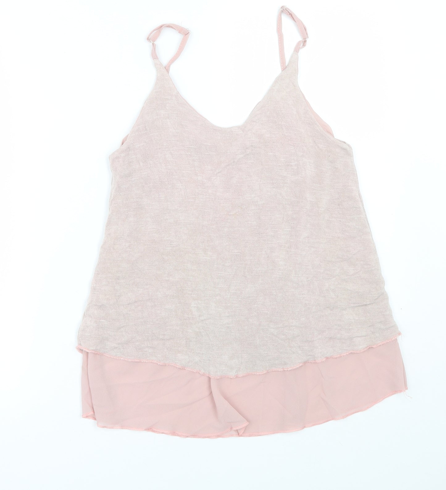 Preworn Womens Pink   Basic Tank Size M