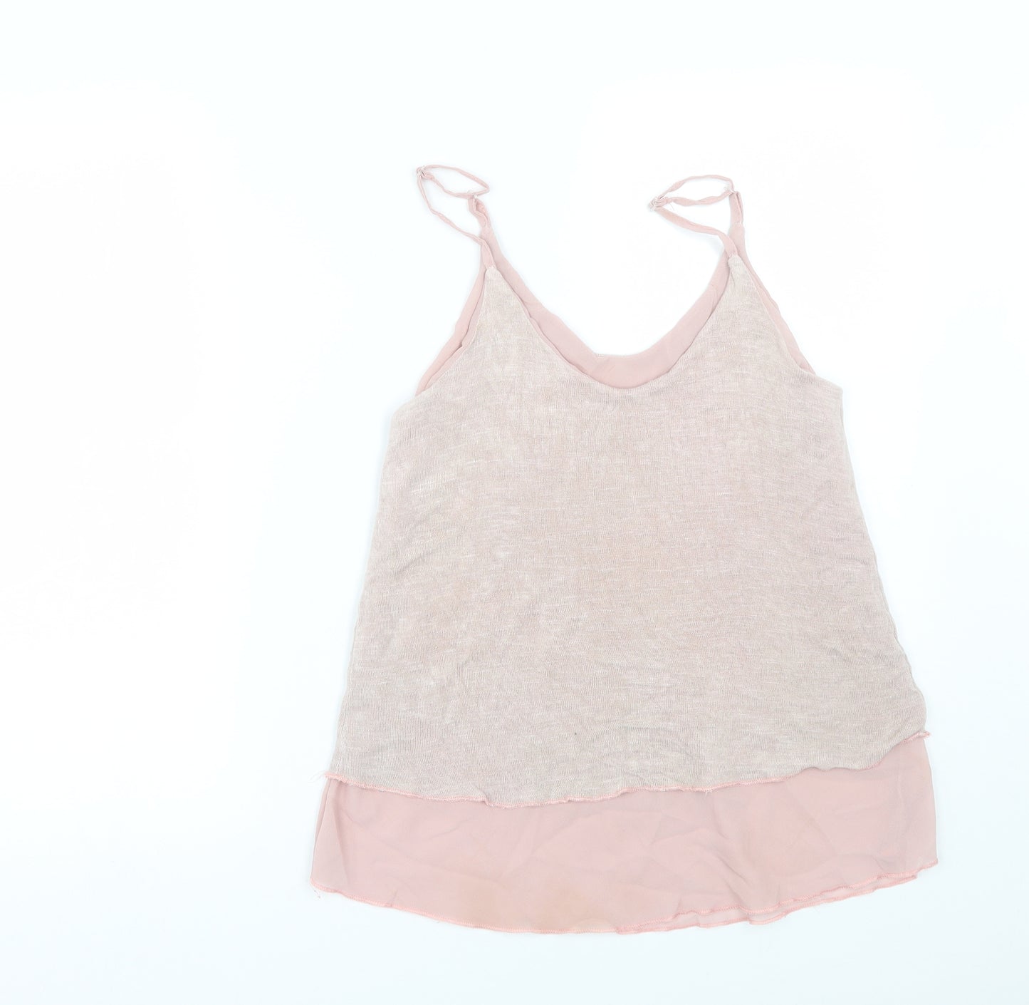 Preworn Womens Pink   Basic Tank Size M