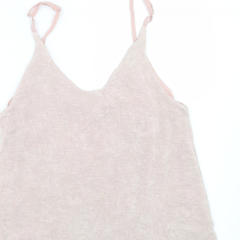 Preworn Womens Pink   Basic Tank Size M