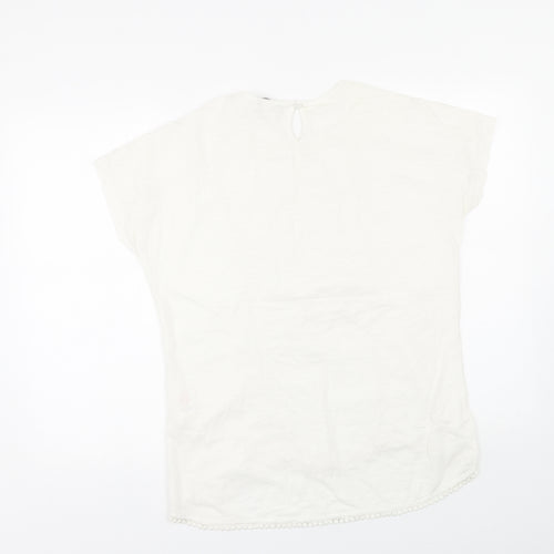 F&F Womens White   Basic T-Shirt Size 12