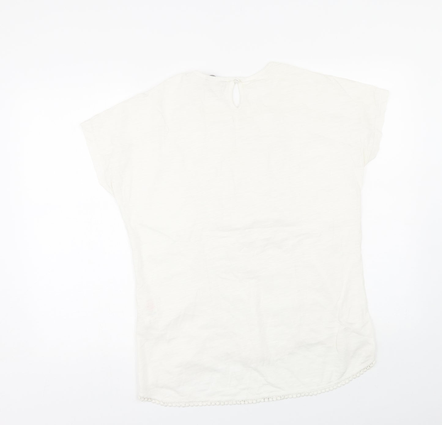 F&F Womens White   Basic T-Shirt Size 12