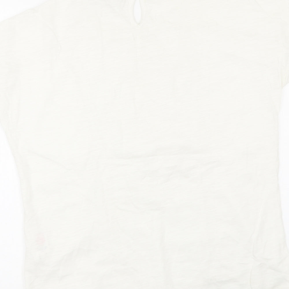 F&F Womens White   Basic T-Shirt Size 12