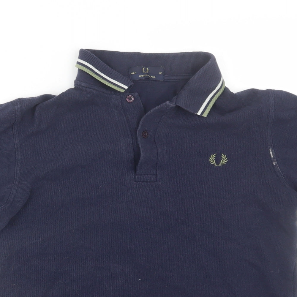 Fred Perry Mens Blue    Polo Size S
