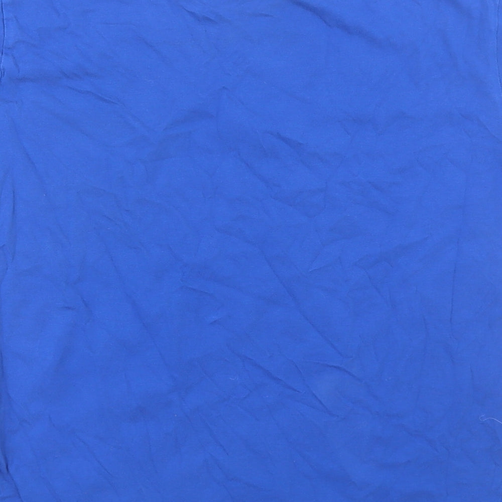 JACK & JONES Mens Blue    T-Shirt Size L