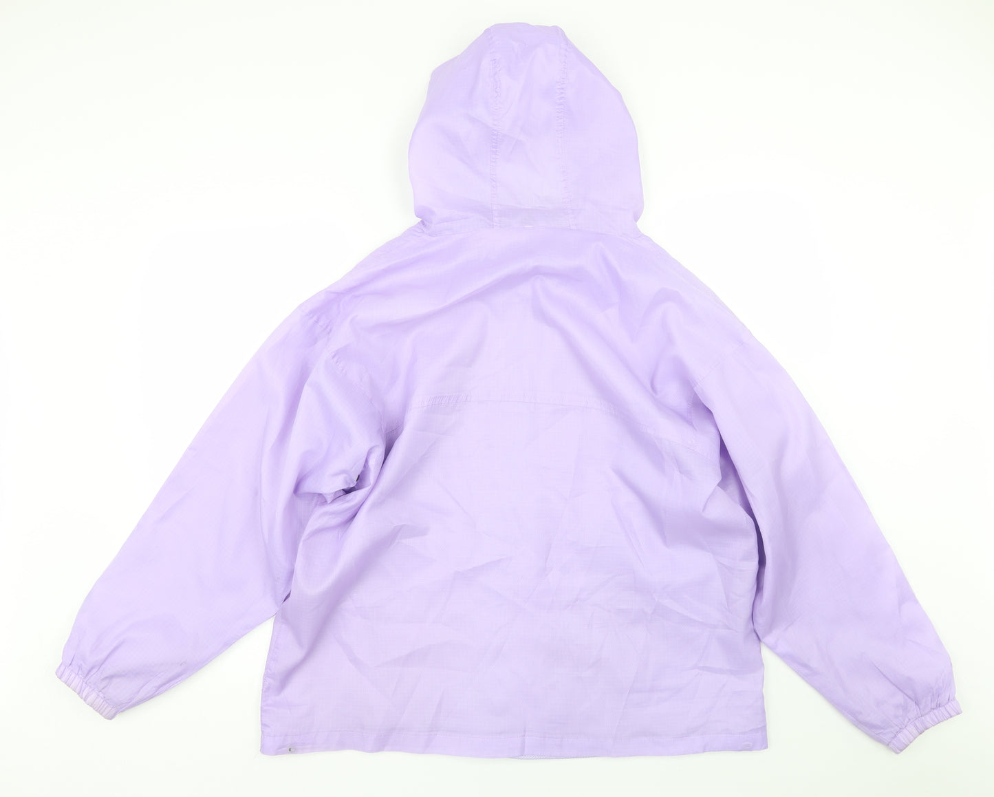 Rainy Days Womens Purple   Rain Coat Jacket Size M
