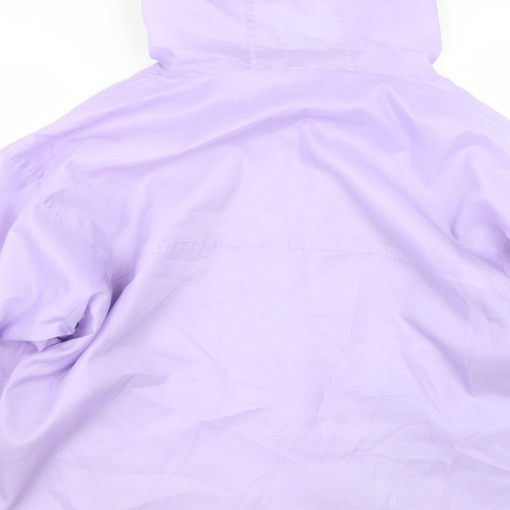 Rainy Days Womens Purple   Rain Coat Jacket Size M