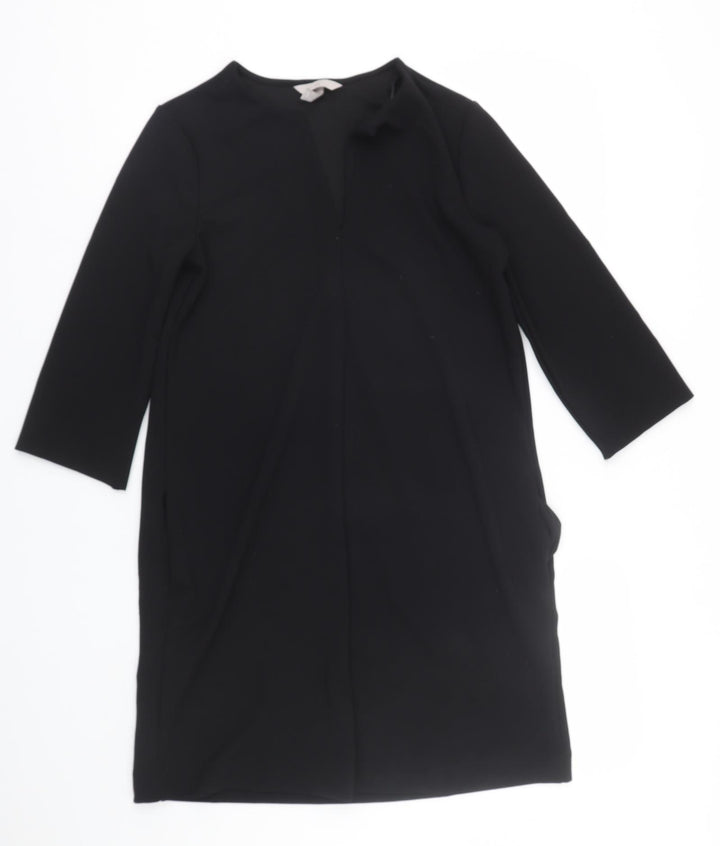 H&M Womens Black   T-Shirt Dress  Size S