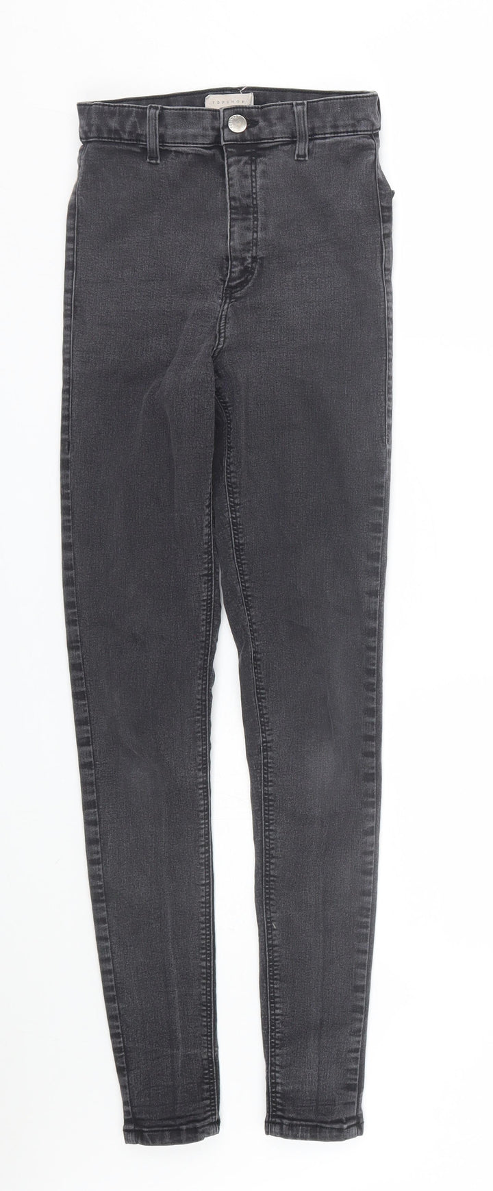 Topshop Womens Black Denim Skinny Jeans Size 28 L28 in
