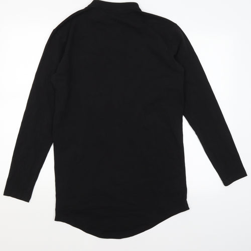Couture Club Mens Black    Button-Up Size M
