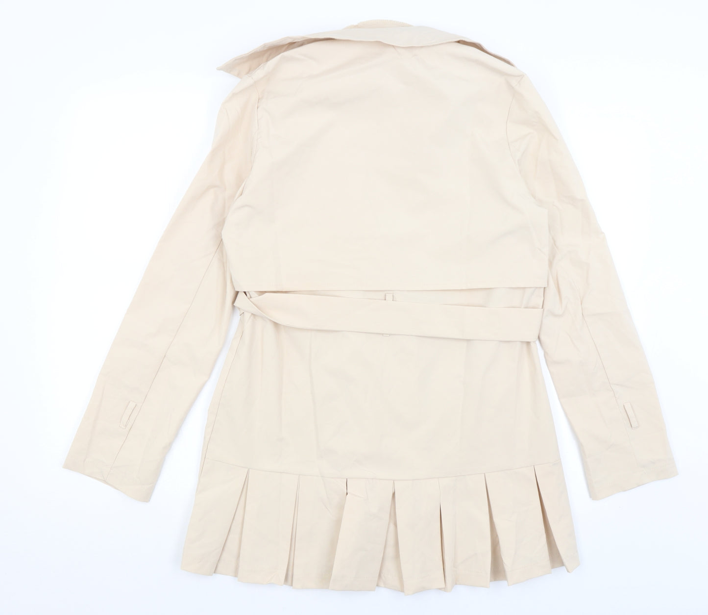 SheIn Womens Beige   Overcoat Coat Size S