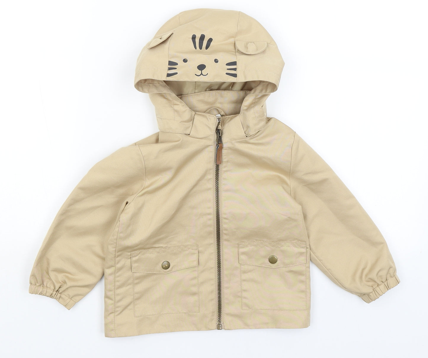 H&M Baby Brown   Rain Coat Coat Size 12-18 Months  - Tiger